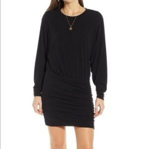 Black Long Sleeve knit Dress